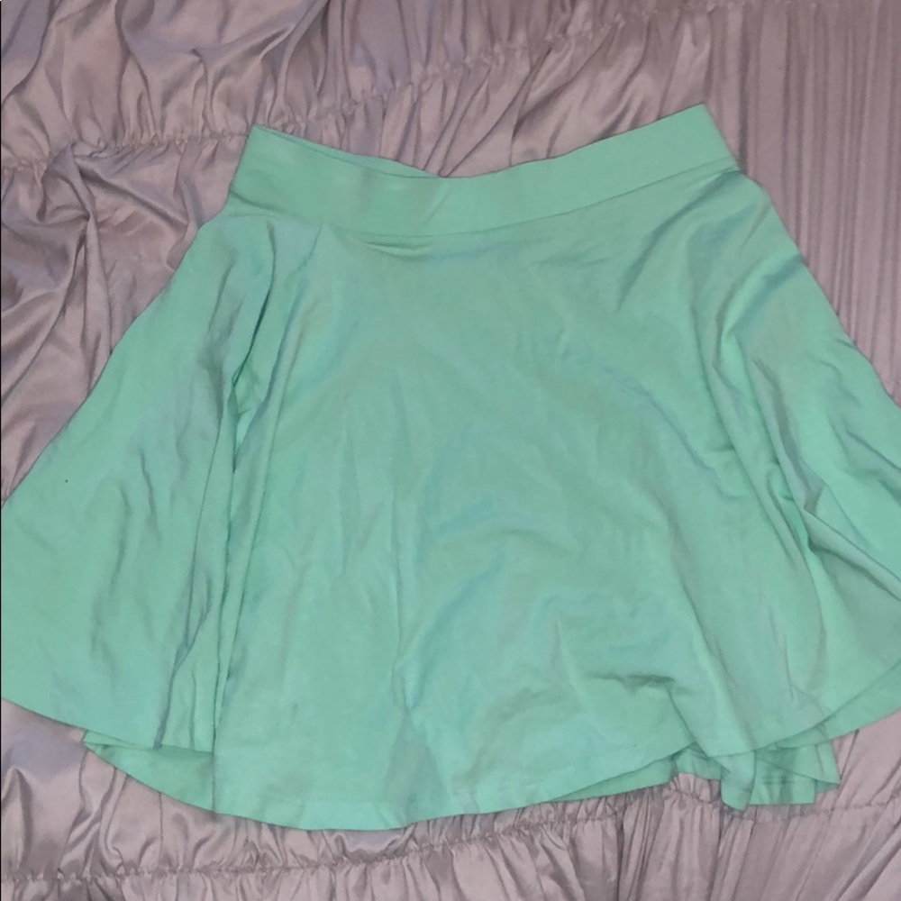 Sea foam skater skirt